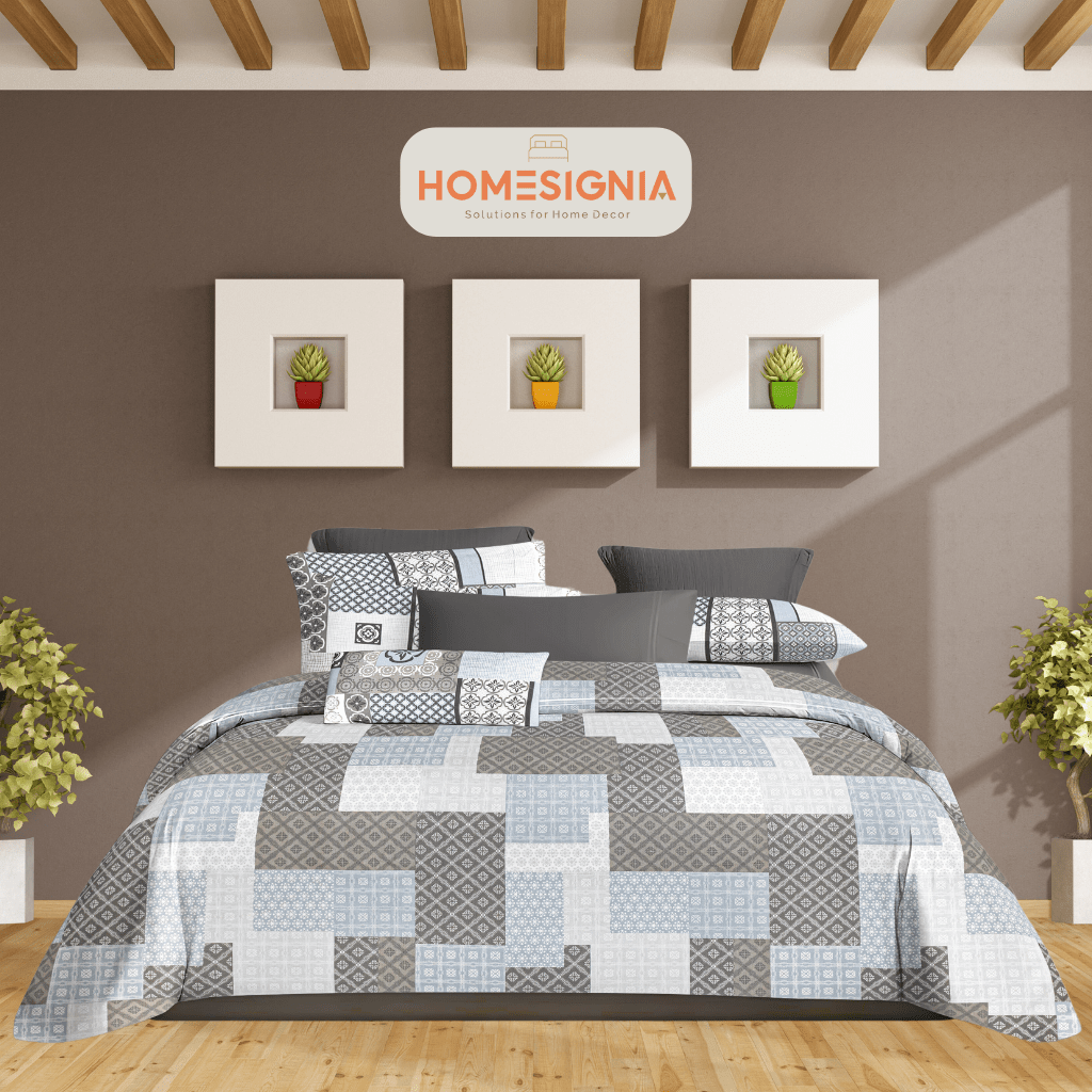 100% Cotton Cool Mist King Size Bedsheet Set - Homesignia