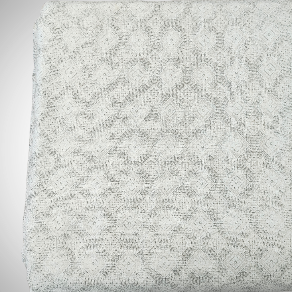 Grey Textured Reversible Double Cotton Dohar - Homesignia