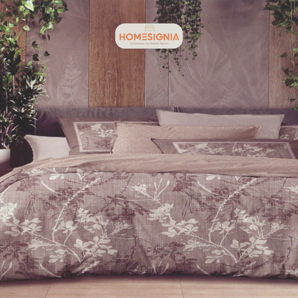 Elastic Eco Haven Cotton Blend King Size Bedsheet - Homesignia