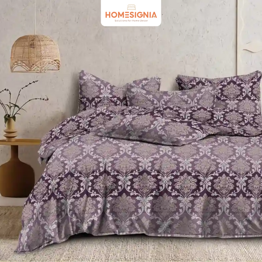 Regal Damask Elastic Bedsheet - Homesignia